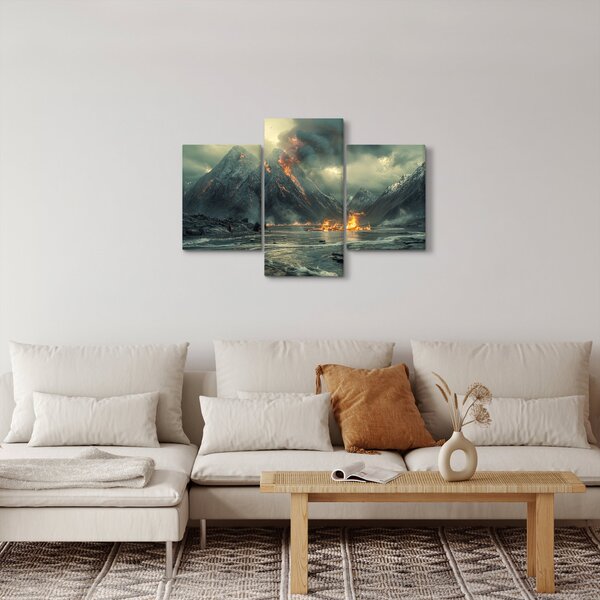 Tablou - Erupție vulcanică (90x60 cm)