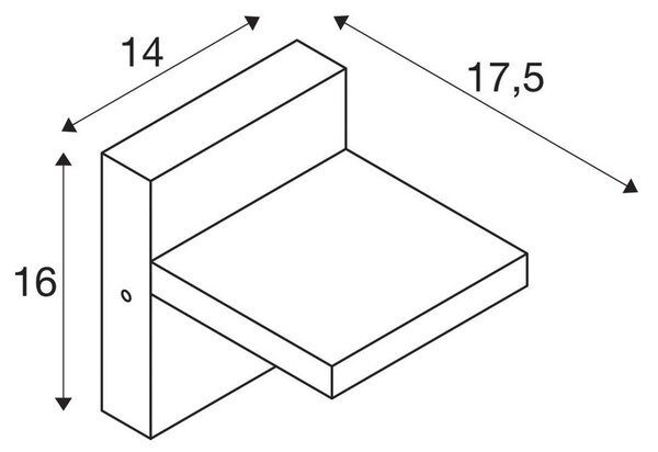 Lămpi de exterior SLV, Abridor, Negru, Aluminiu, Modern
