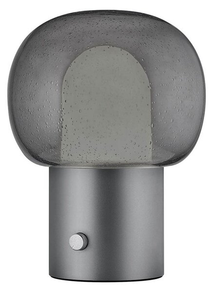 Lampă de masă Blomus, Gri, Camera de zi, Aluminiu