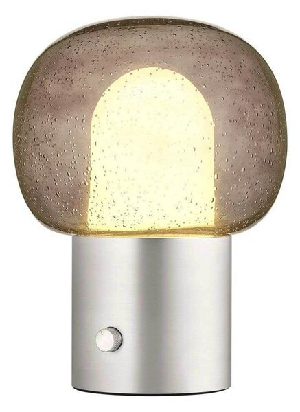 Lampă de masă Blomus, Gri, Camera de zi, Aluminiu