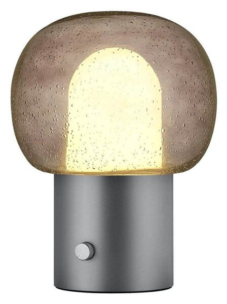 Lampă de masă Blomus, Gri, Camera de zi, Aluminiu