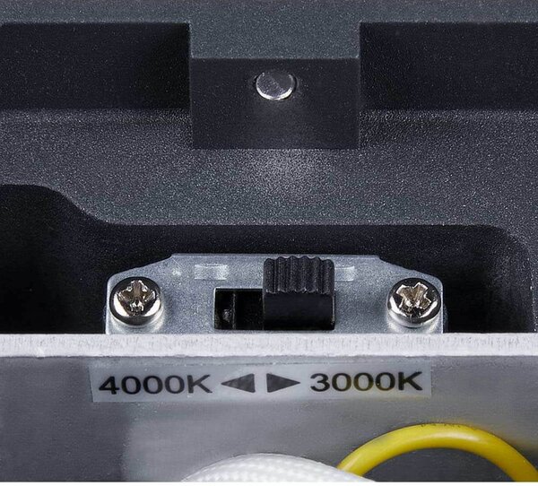 Lampă de perete SLV, Negru, Camera de zi, Aluminiu