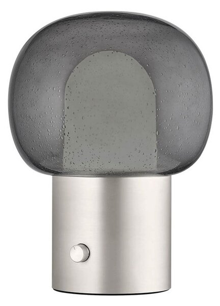 Lampă de masă Blomus, Gri, Camera de zi, Aluminiu