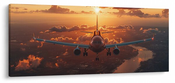 Tablou - Avion de transport (120x50 cm)