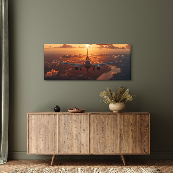 Tablou - Avion de transport (120x50 cm)