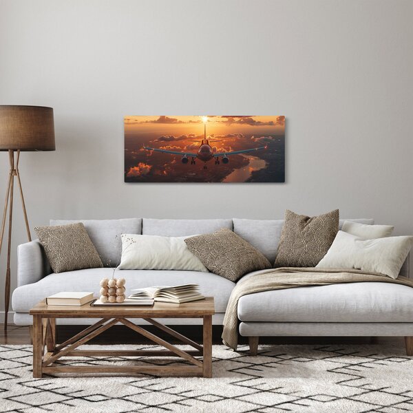 Tablou - Avion de transport (120x50 cm)