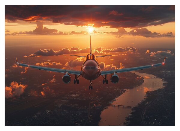 Tablou - Avion de transport (70x50 cm)