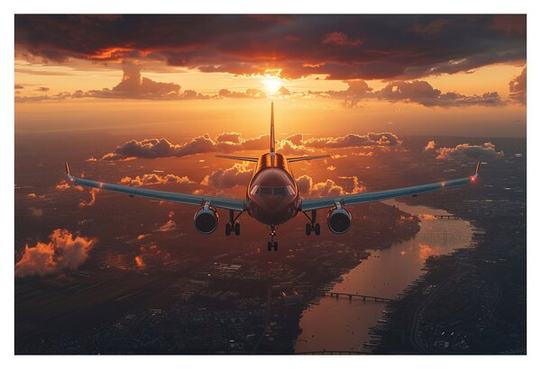 Tablou - Avion de transport (90x60 cm)