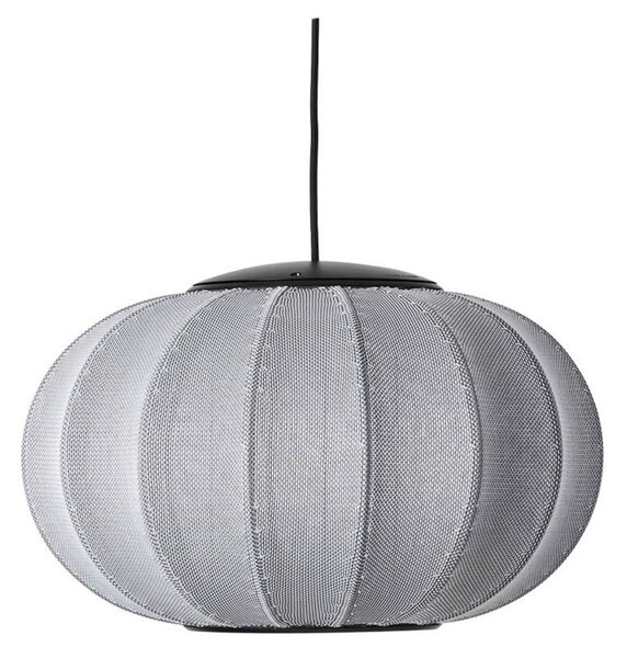 Lustră Pendul Made By Hand, Gri, dormitor, Țesătură / Textil