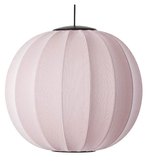 Lustră Pendul Made By Hand, Roz / Rosé, dormitor, Țesătură / Textil