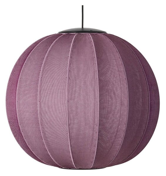 Lustră Pendul Made By Hand, Violet, dormitor, Țesătură / Textil