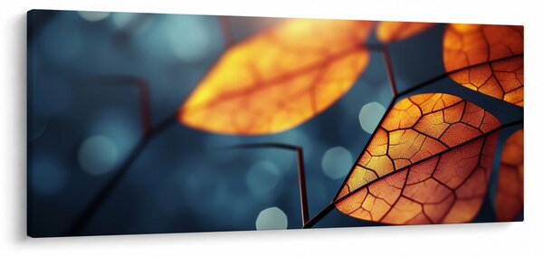 Tablou - Textura frunzelor (120x50 cm)