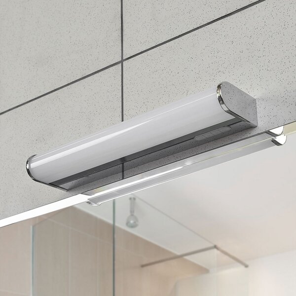 Lindby Jesko aplică LED baie 3.000-6500 K, 33 cm, reglabil, Metalic, Baie, Plastic, Modern