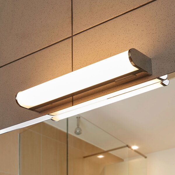 Lindby Jesko aplică LED baie 3.000-6500 K, 33 cm, reglabil, Metalic, Baie, Plastic, Modern