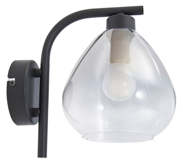 Lampă de perete Lindby, Pendura, reglabil, Gri, Sala de mese, Sticlă, Modern