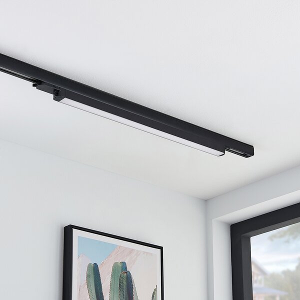 Arcchio Harlow LED, negru, 69 cm, 3.000 K, Negru, Studiu / Birou, Aluminiu, Modern