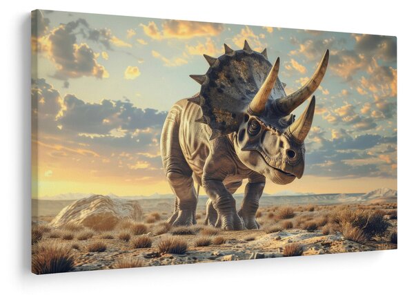 Tablou - Triceratops (90x60 cm)