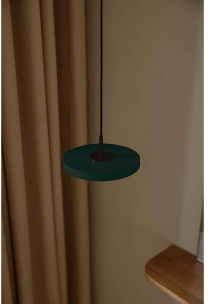 Asteria Lustră Pendul Micro Forest Green/Steel Top - UMAGE