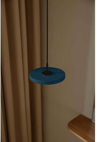 Asteria Lustră Pendul Micro Petrol Blue/Steel Top - UMAGE
