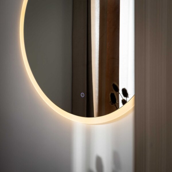 Zuma Line D2311-80-LED Oglindă LED pentru baie cu dimmer 36W/230V 3000/4000/6000K diametru 80 cm IP44