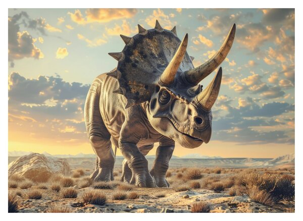 Tablou - Triceratops (70x50 cm)