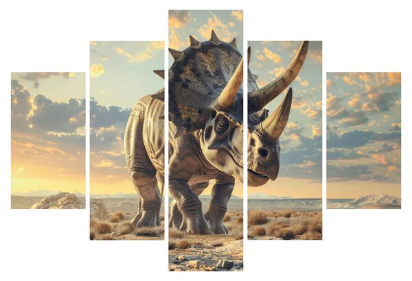 Tablou - Triceratops (150x105 cm)