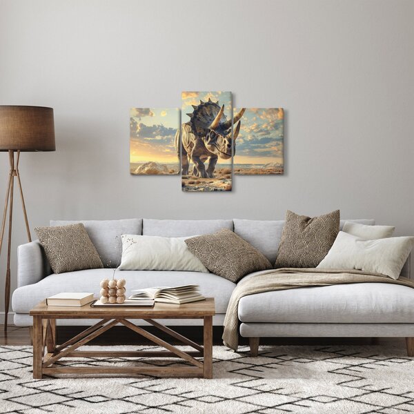 Tablou - Triceratops (90x60 cm)