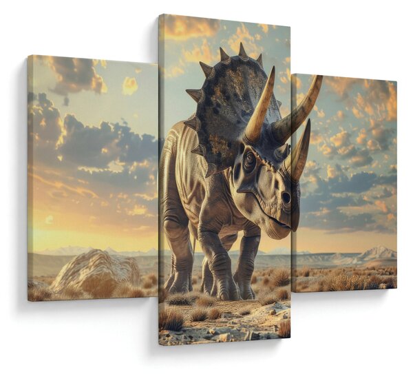 Tablou - Triceratops (90x60 cm)
