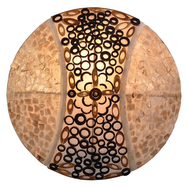 Woru Melina aplică ornată, reglabil, Bej, Camera de zi / sufragerie, Bamboo, Design