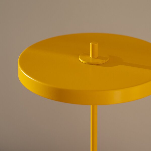 Lampă de masă UMAGE, Asteria Move, reglabil, Galben, Camera de zi, Metal, Design