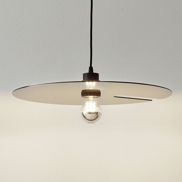 Wever & Ducré Lighting WEVER DUCRÉ Mirro 2.0 Suspensie 250cm negru/cromo, reglabil, Negru, Camera de zi / sufragerie, Metal, Modern