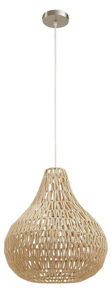 Lustră Pendul Lindby, Miryam, reglabil, Lemn, Sala de mese, Lemn, Casă de țară / Rustic