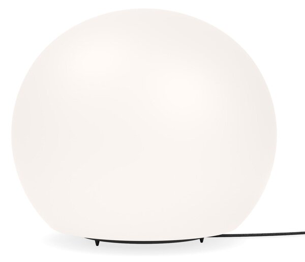 Wever & Ducré Lighting WEVER DUCRÉ Dro 3.0 lampă de masă negru și alb, reglabil, Alb, Camera de zi / sufragerie, Sticlă, Modern, glob