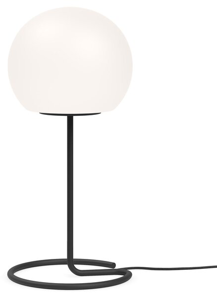 Wever & Ducré Lighting WEVER DUCRÉ Dro 3.0 Lampă de masă cu soclu negru și alb, reglabil, Negru, Camera de zi / sufragerie, Sticlă, Modern