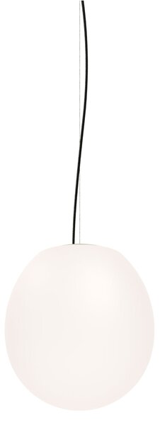 Wever & Ducré Lighting WEVER DUCRÉ Dro 3.0 Lampă suspendată 29cm negru/alb, reglabil, Alb, Camera de zi / sufragerie, Sticlă, Modern, glob