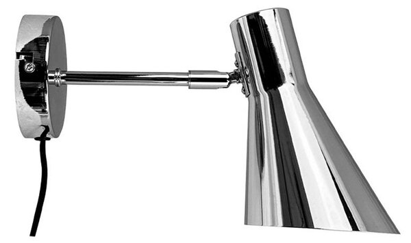 Lampă de perete Dyberg Larsen, DL12, Metalic, Camera de zi, Metal, Design