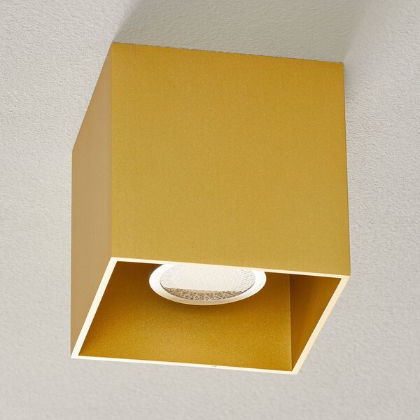 Wever & Ducré Lighting WEVER & DUCRÉ Box 1.0 PAR16 plafonieră auriu, reglabil, Auriu / Alamă, Camera de zi / sufragerie, Metal, Modern
