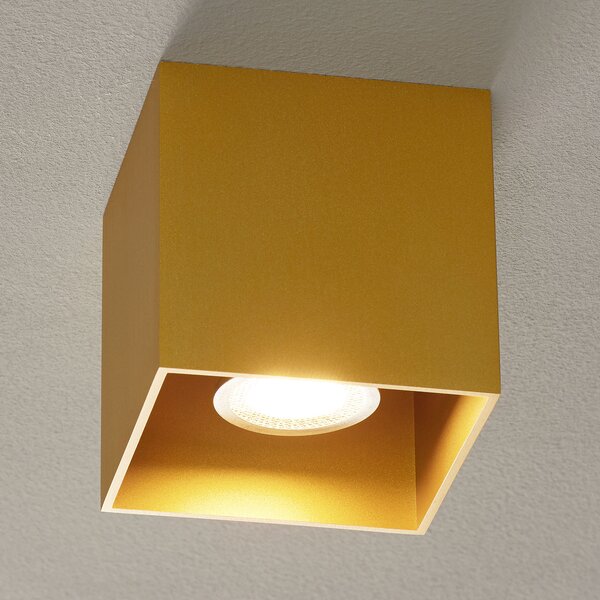 Wever & Ducré Lighting WEVER & DUCRÉ Box 1.0 PAR16 plafonieră auriu, reglabil, Auriu / Alamă, Camera de zi / sufragerie, Metal, Modern