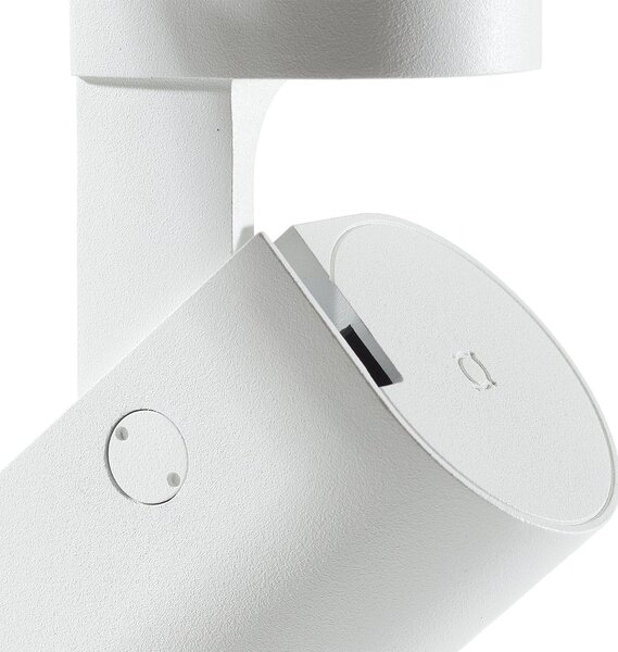 Wever & Ducré Lighting WEVER & DUCRÉ Sqube 1.0 PAR16 spot de plafon alb, reglabil, Alb, Camera de zi / sufragerie, Metal, Modern