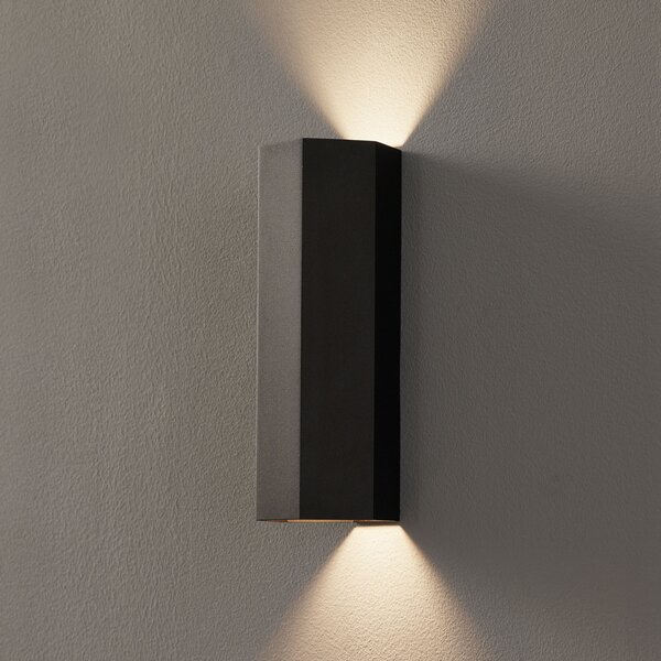 Wever & Ducré Lighting WEVER DUCRÉ Hexo mini 2.0 lampă de perete 20cm negru, reglabil, Negru, Camera de zi / sufragerie, Metal, Modern