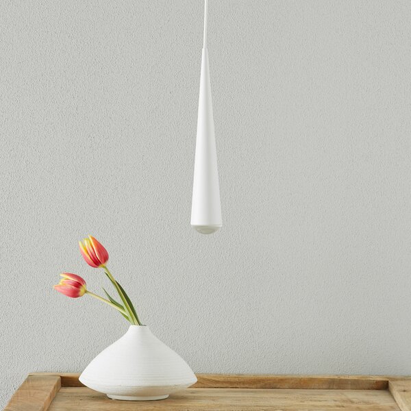 Wever & Ducré Lighting WEVER DUCRÉ Cone lampă suspendată LED alb, reglabil, Alb, Camera de zi / sufragerie, Metal, Modern