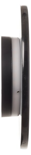 Wever & Ducré Lighting WEVER DUCRÉ Miles 3.0 rotund de perete 26 marmură neagră, reglabil, Negru, Camera de zi / sufragerie, Piatră, Modern