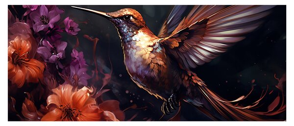 Tablou - Colibri (120x50 cm)