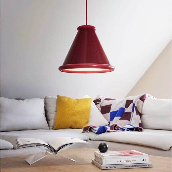 Belle Lustră Pendul Ø36 Wine Red/Red Violet - Belid