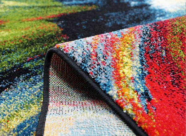 Covor Dreptunghiular Living Dormitor, Kolibri Brush 11017 180, Multicolor Multicolor, Dreptunghi, 120x170