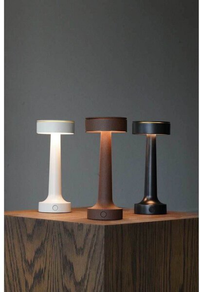Lampă de masă ANTIDARK, Maro / Rugină, dormitor, Aluminiu