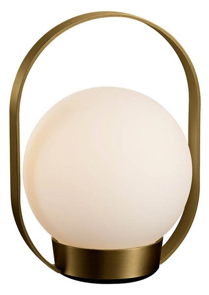 Lampă de masă ANTIDARK, Maro / Rugină, dormitor, Aluminiu