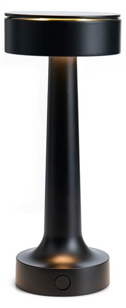 Lampă de masă ANTIDARK, Negru, dormitor, Aluminiu