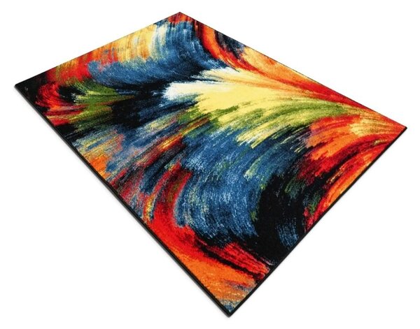 Covor Dreptunghiular Living Dormitor, Kolibri Brush 11017 180, Multicolor Multicolor, Dreptunghi, 120x170