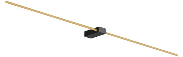 Wever & Ducré Lighting WEVER DUCRÉ Finlin 2.0 aplică negru/auriu 2.700K, reglabil, Auriu / Alamă, Camera de zi / sufragerie, Metal, Modern